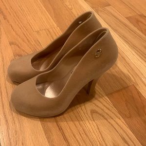 Vivienne Westwood Nude Velvet Pumps Sz 37